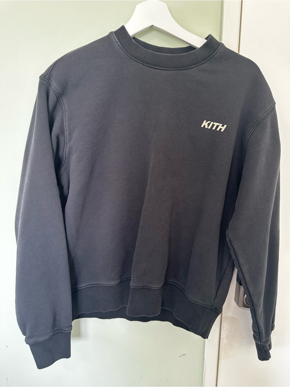 Kith Women Black Crewneck Sweatshirt